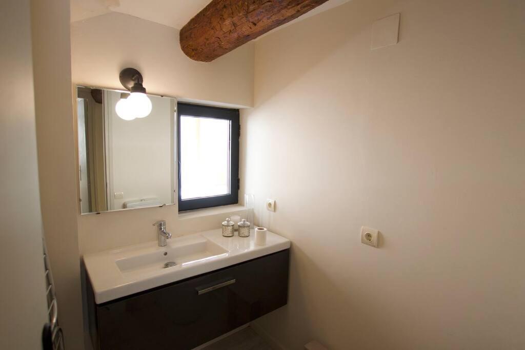 Apartament Central Amb Terrassa Alp Buitenkant foto